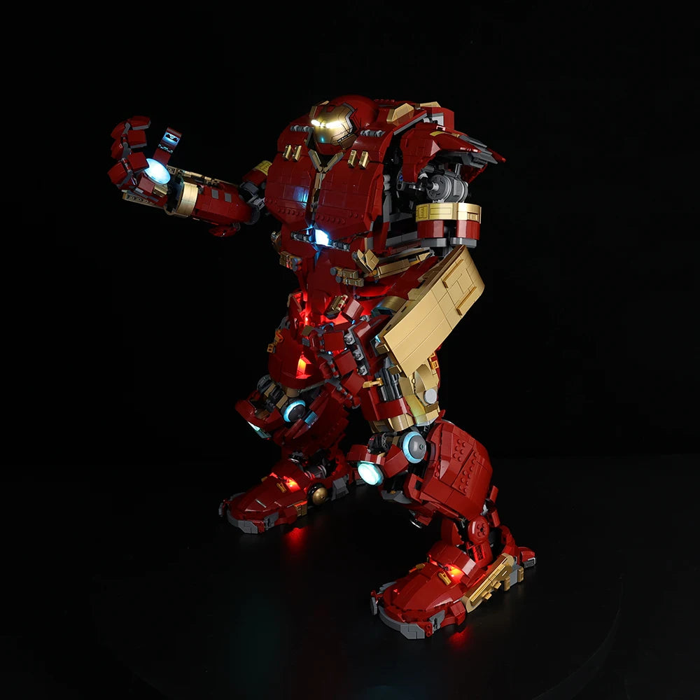 LED Lighting Kit for LEGO Hulkbuster 76210 - Full Illumination