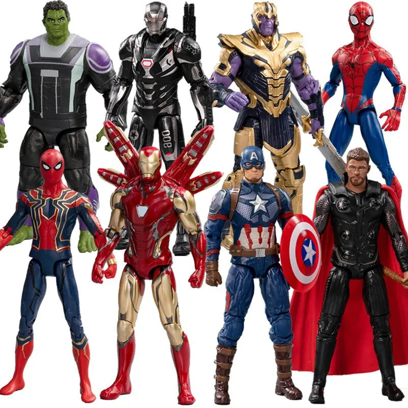 Avengers Iron Man-figur – ledad röd och guldfärgad modell 18cm