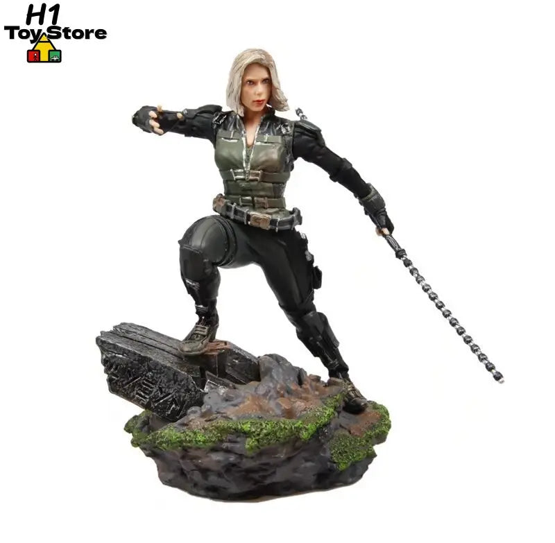 Avengers Black Widow-staty – scen 1/10 i samlarförpackning
