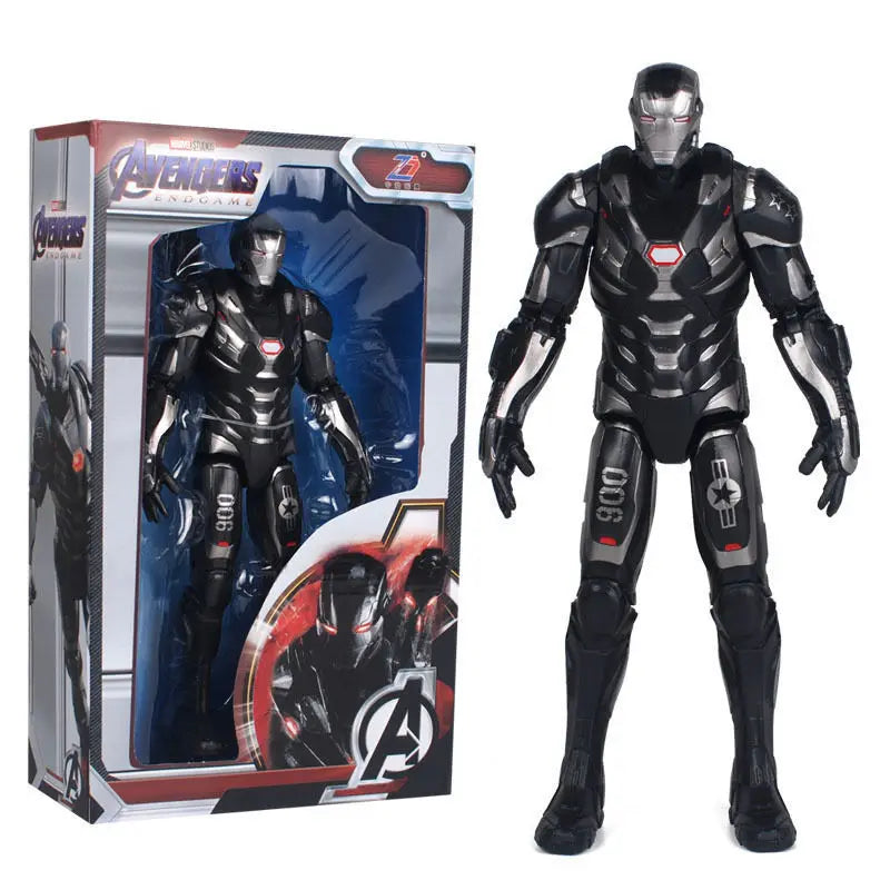 Figura Máquina de Combate - Armadura preta e prateada