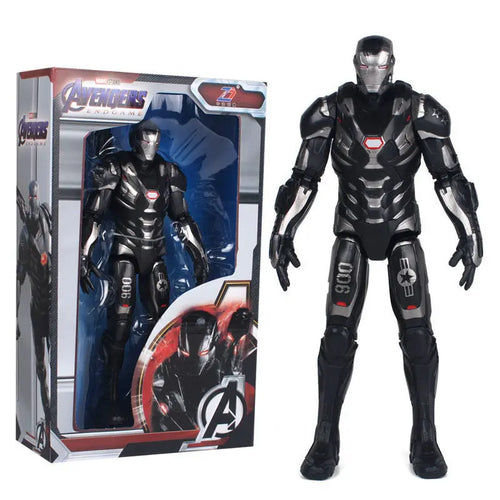 Figura Máquina de Combate - Armadura preta e prateada