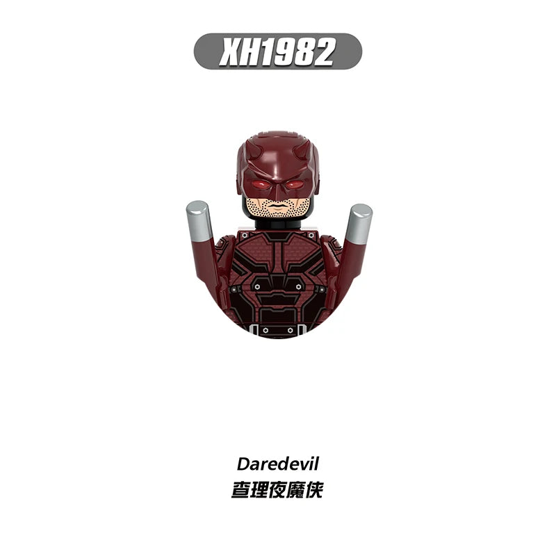 Daredevil-figur – rød minifigur