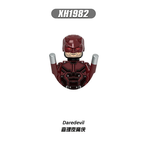 Daredevil-figur – rød minifigur