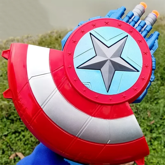 Proměnlivý štít s blasterem Captain America – měkké náboje