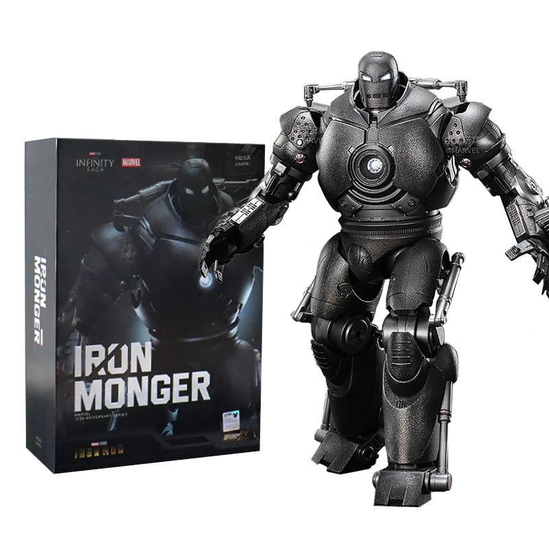 Figurka Iron Monger – Obadiah Stane s krabicí Infinity Saga