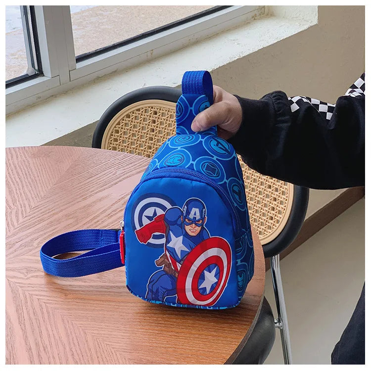 Saco Avengers - Saco de peito preto para criança