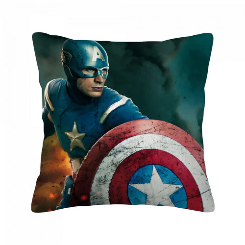 Captain America díszpárnahuzat – robbanó pajzs