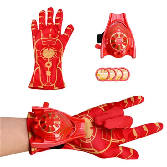 Luva Lançadora do Iron Man - Disco Vermelho e Dourado