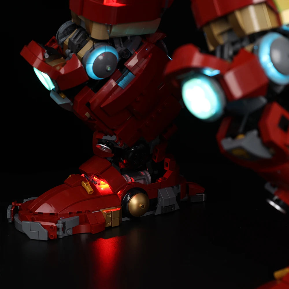 LED Lighting Kit for LEGO Hulkbuster 76210 - Full Illumination