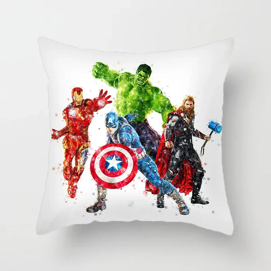 Povlak na polštář Avengers skupina – akvarel
