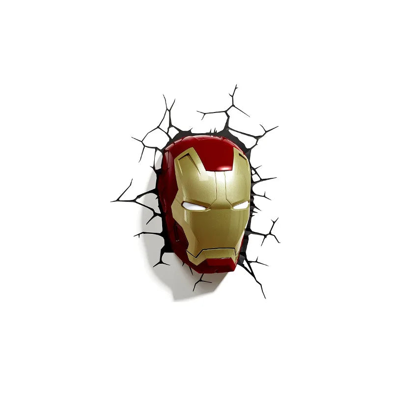 Samolepky Avengers Iron Man Captain America – 3D nástěnná iluze