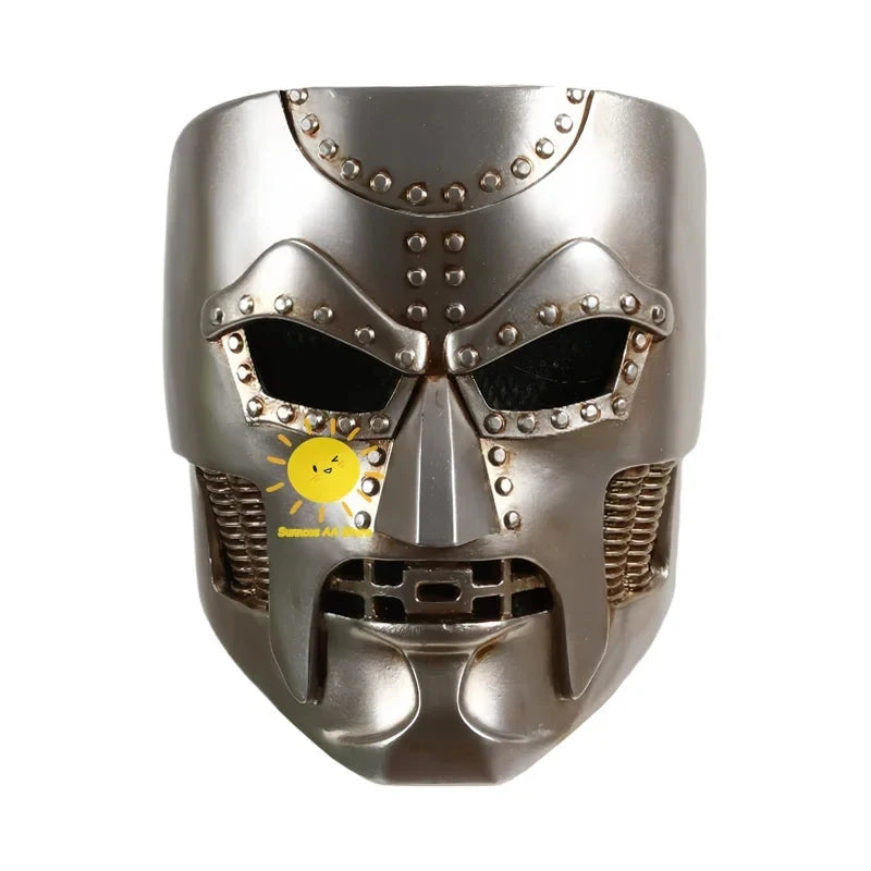 Doctor Doom-cosplaydräkt – mask och grön dräkt