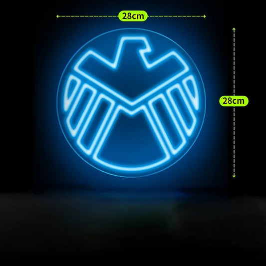 Neon LED Avengers S.H.I.E.L.D. - Logo vultur