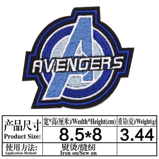 Nášivka Avengers s logem A – vyšívaná tmavá