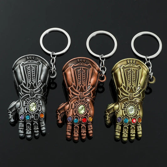 Klíčenka Avengers Thanos – Rukavice nekonečna ve třech barvách