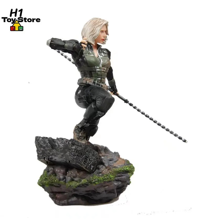 Avengers Black Widow-staty – scen 1/10 i samlarförpackning