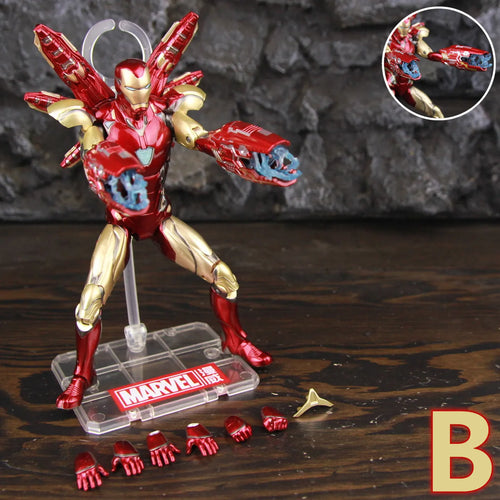 ZD Toys Iron Man MK85 2.0 LED Figure - Combat Pose Variant B2