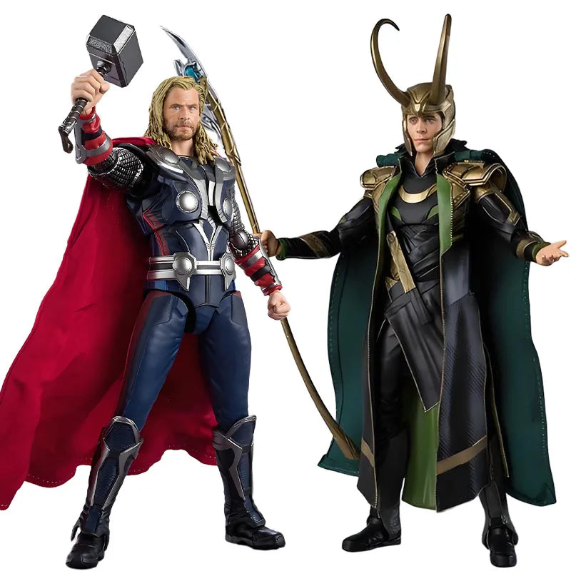 Figurine S.H.Figuarts Loki – Scepter, hjelm og horn