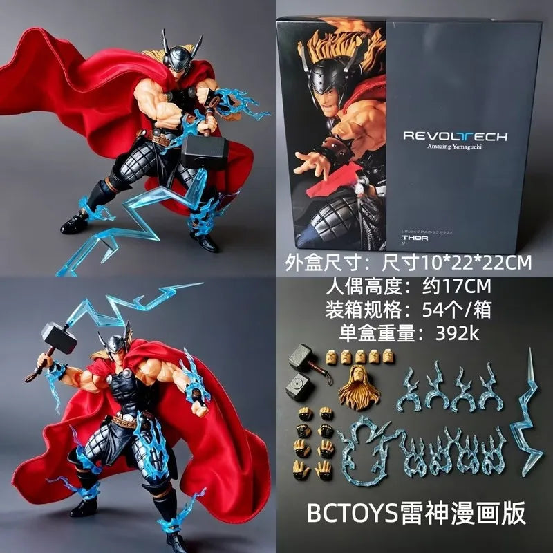 Thor Revoltech Yamaguchi figura – képregényes stílusú, mozgatható BC Toys figura