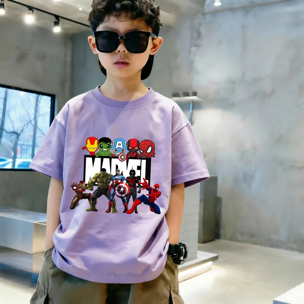 Marvel gyermekpóló – sokszínű chibi csapat