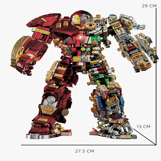 Stavebnice Building Blocks Iron Hero Mecha – rozměry 29cm