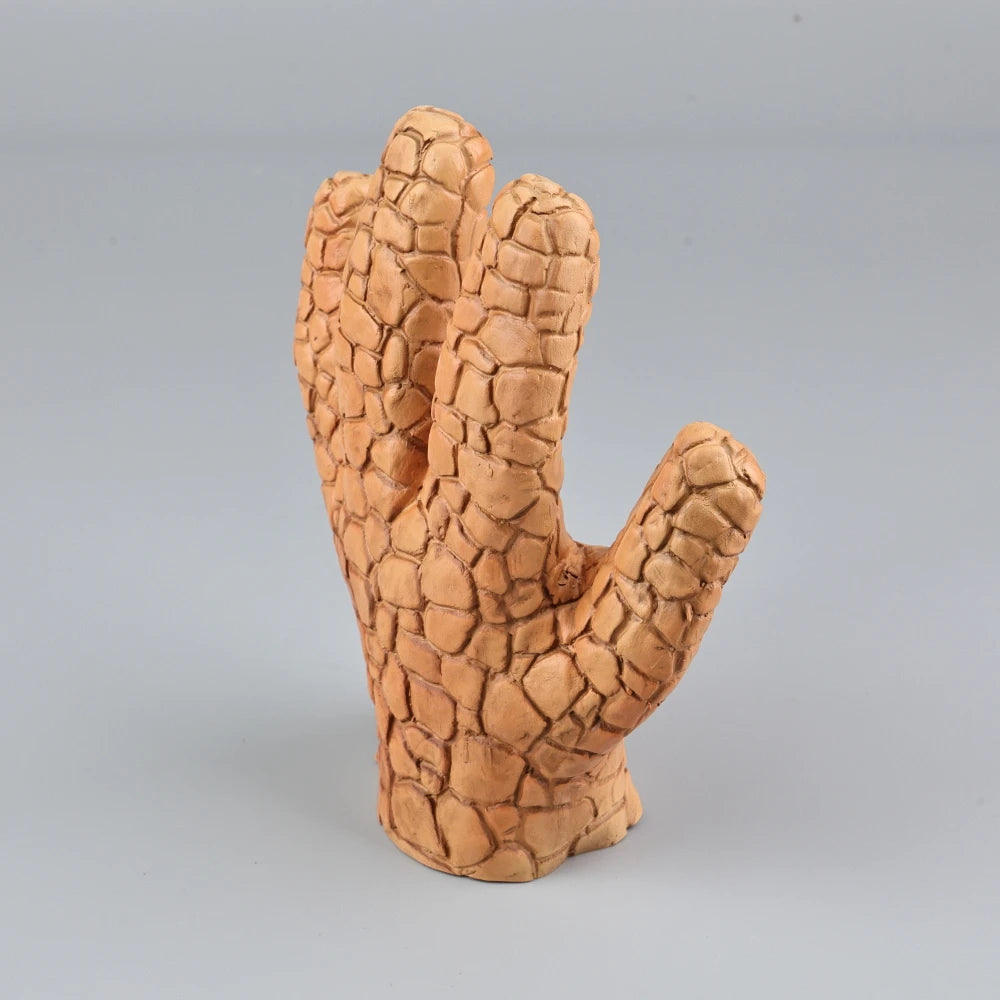 Maske og handsker The Thing – Fantastic Four-cosplay i latex til voksne