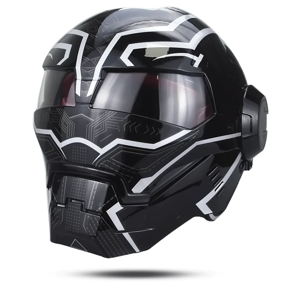 Cască Iron Man Avengers - cosplay în ediția Black Panther