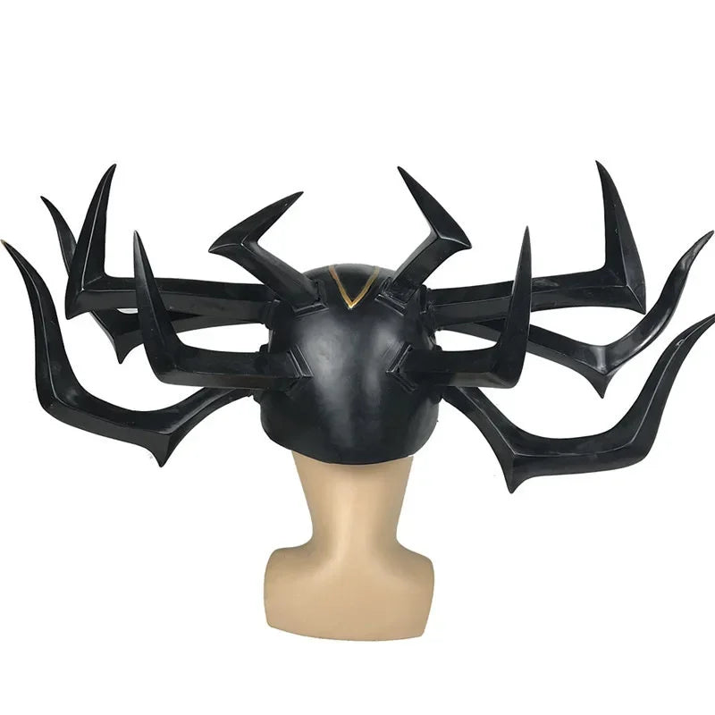 Hela Cosplay Helmet - Goddess of Death Black Crown
