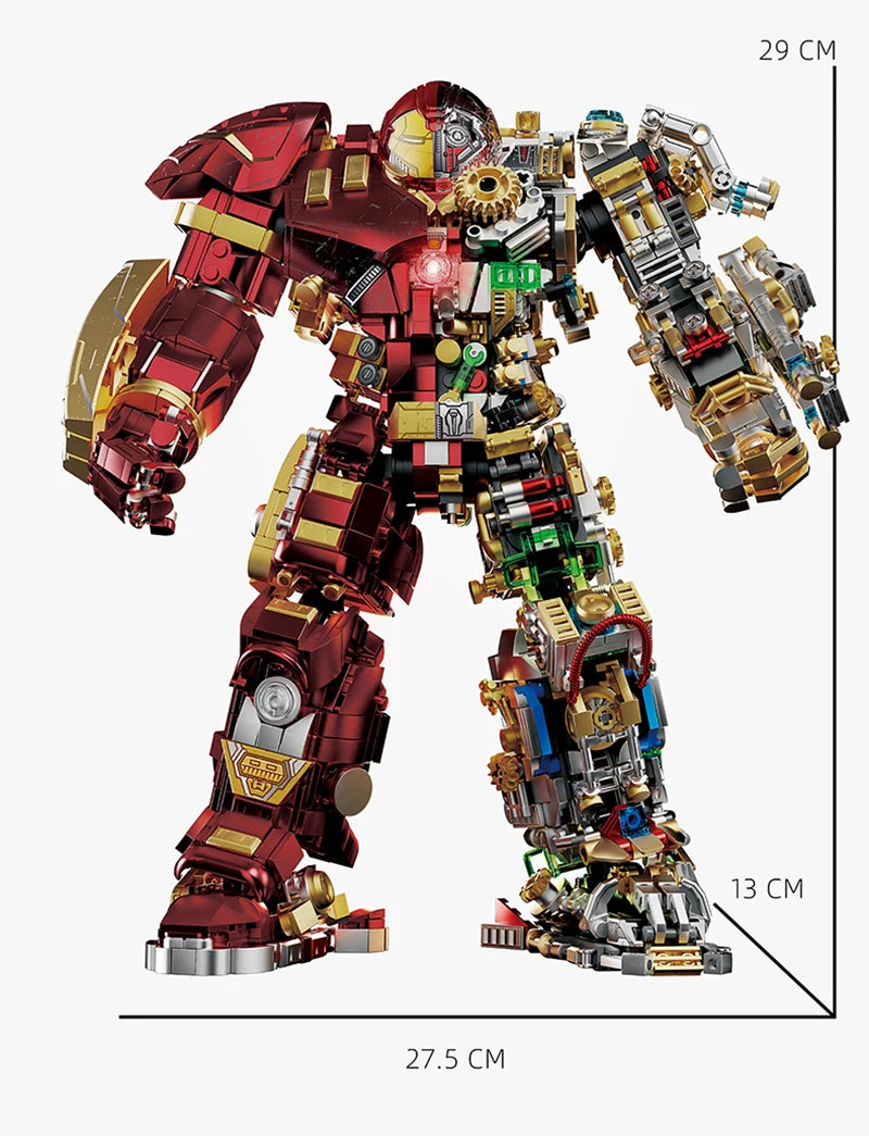 Avengers Iron Man Buster Brick Figure - 2776-Piece Building Set