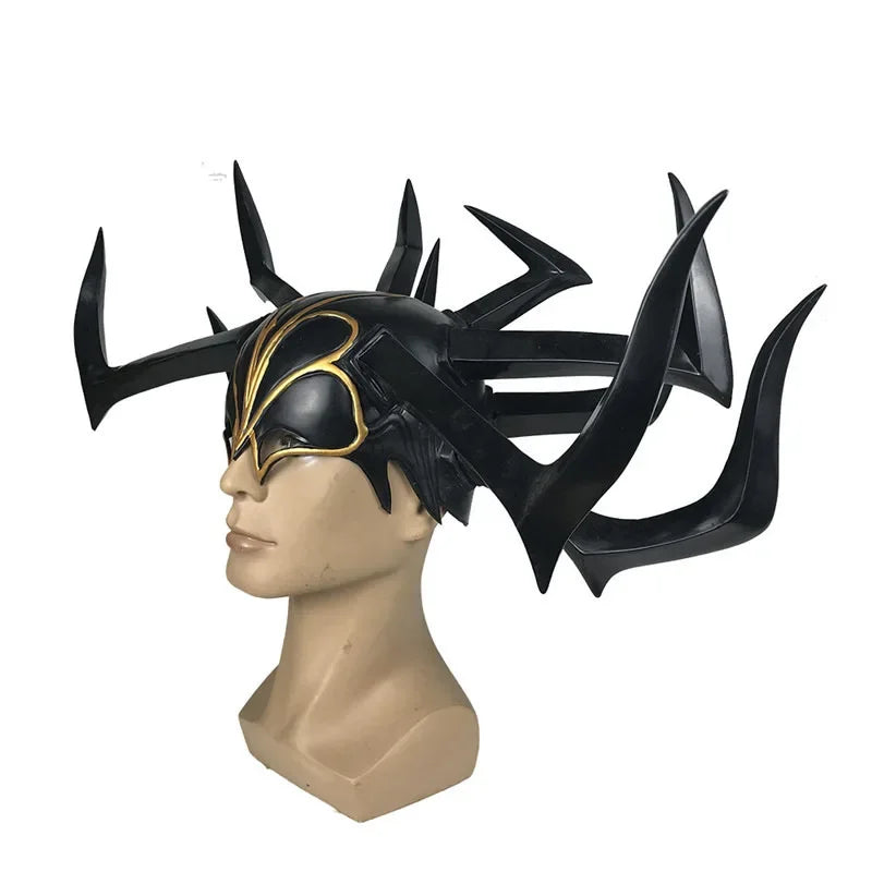 Hela Cosplay Helmet - Goddess of Death Black Crown