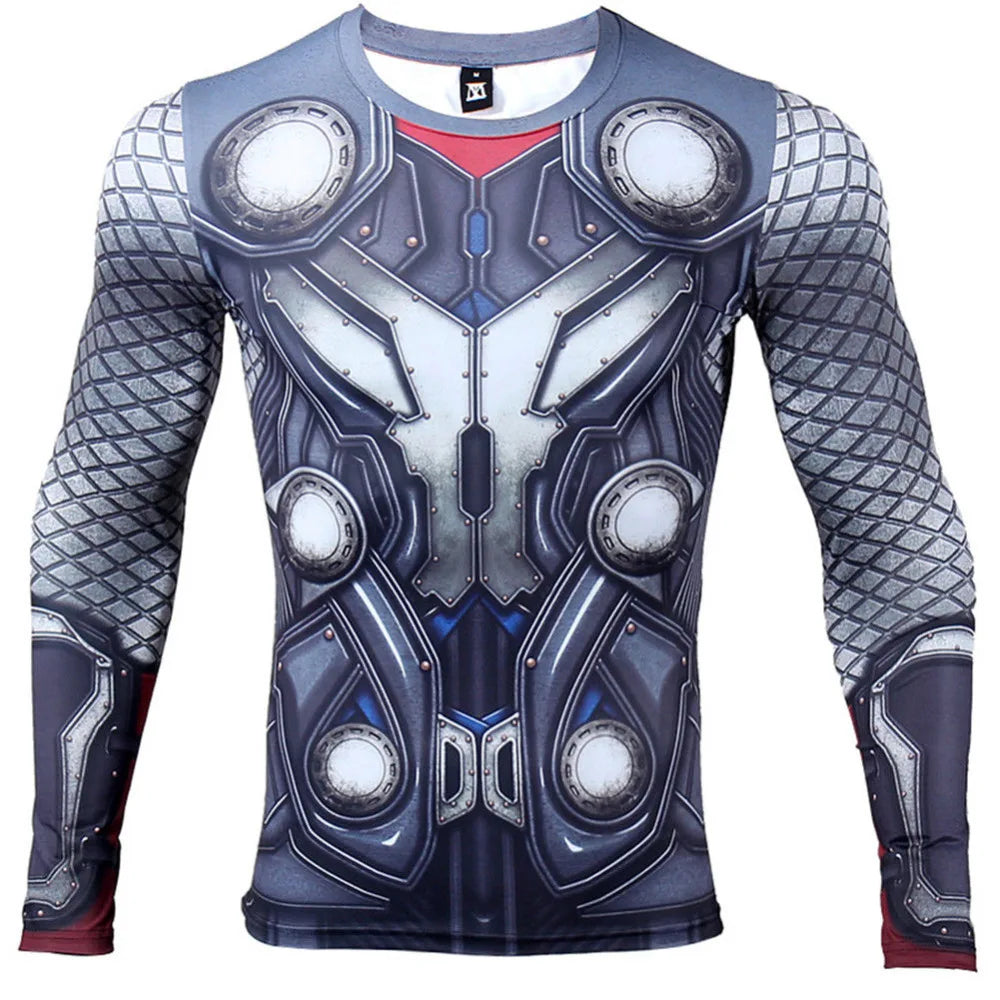 Avengers Thor 3D T-shirt – antracitgrå