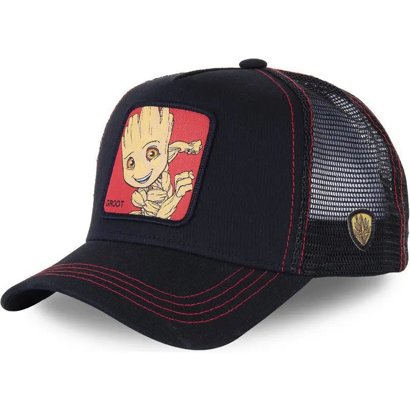 Groot baseballsapka – fekete és piros