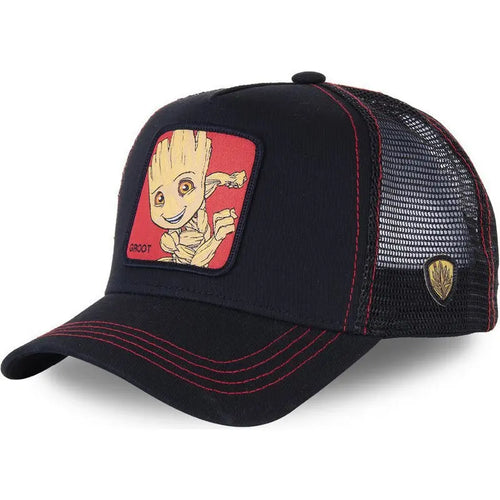 Groot baseballsapka – fekete és piros