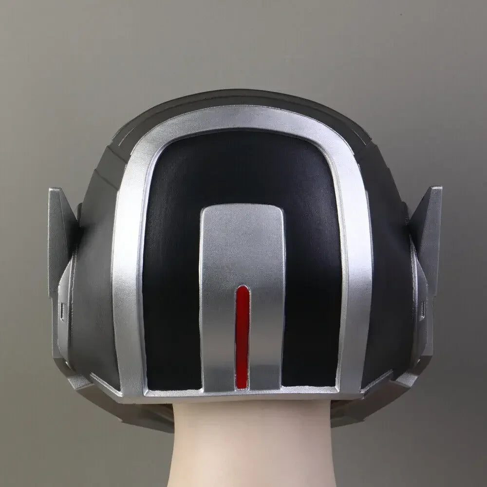Cască de cosplay Ant-Man și Viespea - Argintie și neagră, vizieră violet