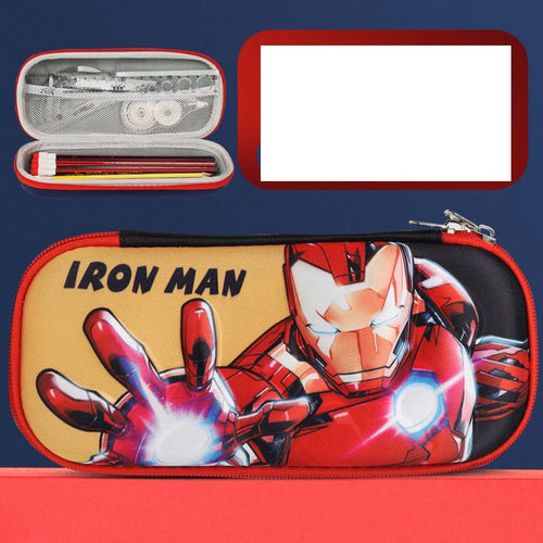 Iron Man tolltartó – Ovális, cipzáras tok