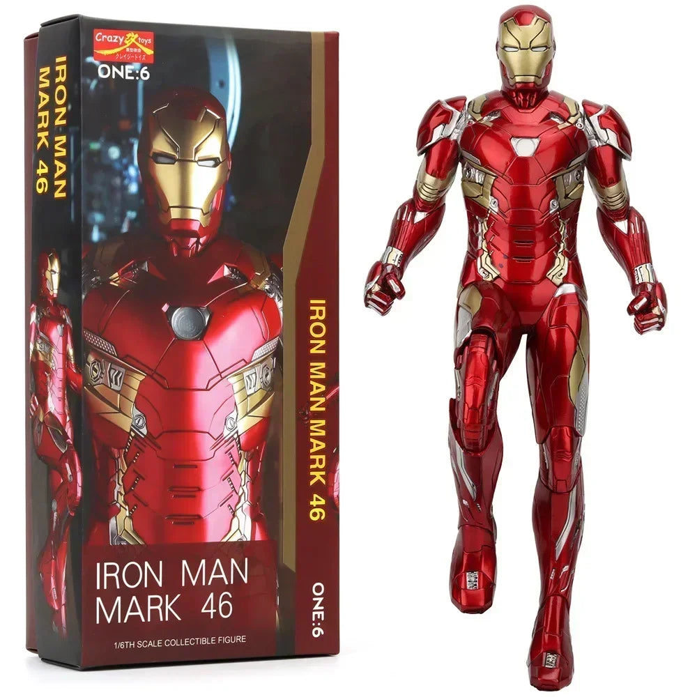 Bosszúállók Vasember Mark 46 figura – gyűjtői kiadás, 1/6