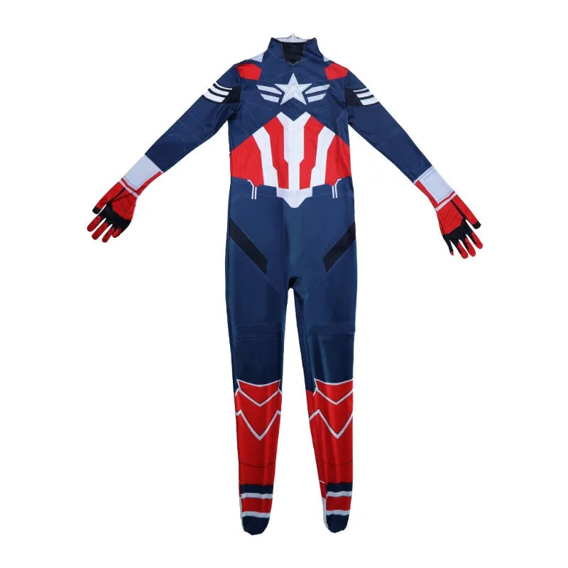Captain America Sam Wilson-cosplaydragt – Brave New World