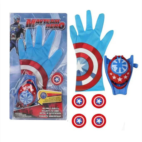 Captain America-affyringshandske – skjoldskiver