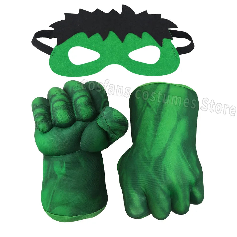 Avengers Hulk Boxing Gloves - Green Mask and Gloves