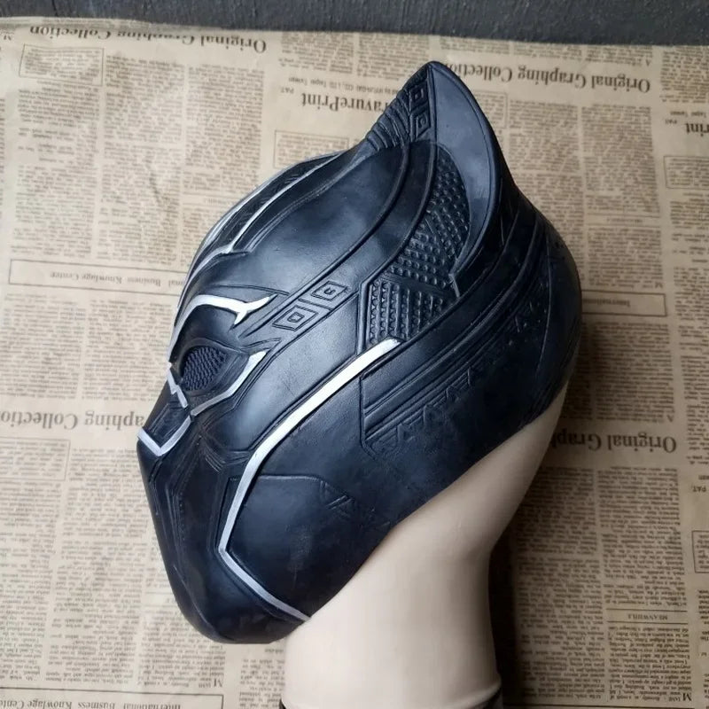 Black Panther Cosplay Mask - Realistic Full Silicone Helmet