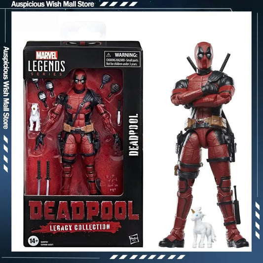 Hasbro Marvel Legends Deadpool-figur – Legacy Collection med enhörning