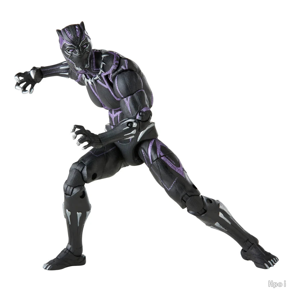 Hasbro Marvel Legends Black Panther figura – fekete-lila, mozgatható jelmez