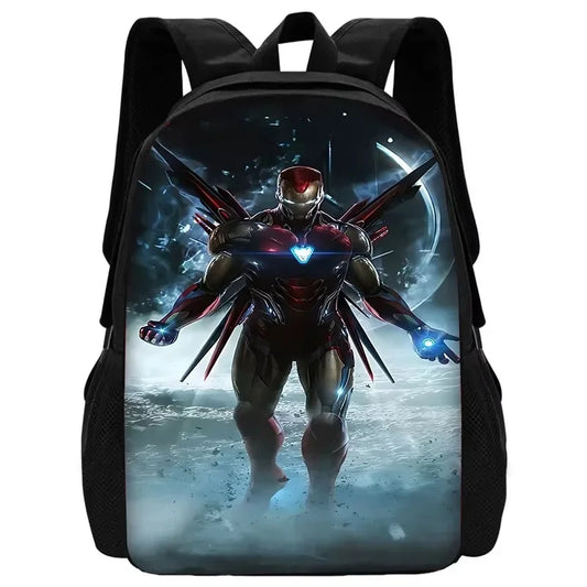 Batoh Avengers Iron Man – Roztažená křídla, zasněžené pozadí