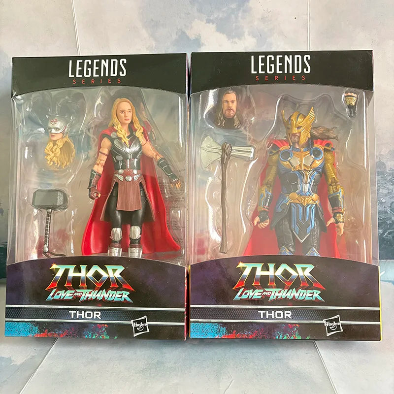 Avengers Jane Foster Mighty Thor-figur – Mjolnir-hammare