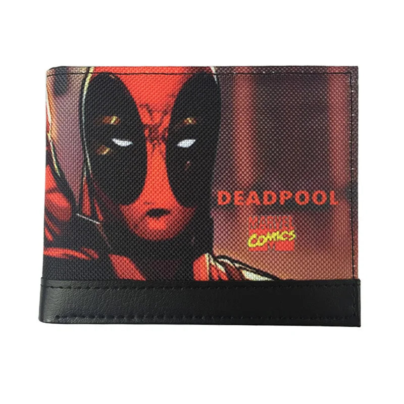 Bosszúállók Deadpool pénztárca – vörös DEADPOOL Comics felirattal