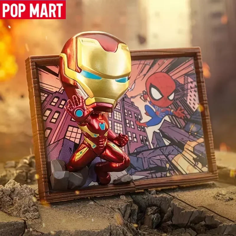 Blind Box POP MART Marvel Fotorámeček – série 10, tajemná figurka
