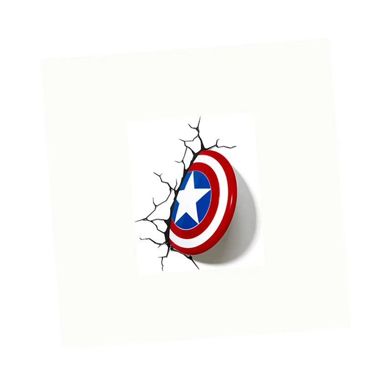Samolepky Avengers Iron Man Captain America – 3D nástěnná iluze