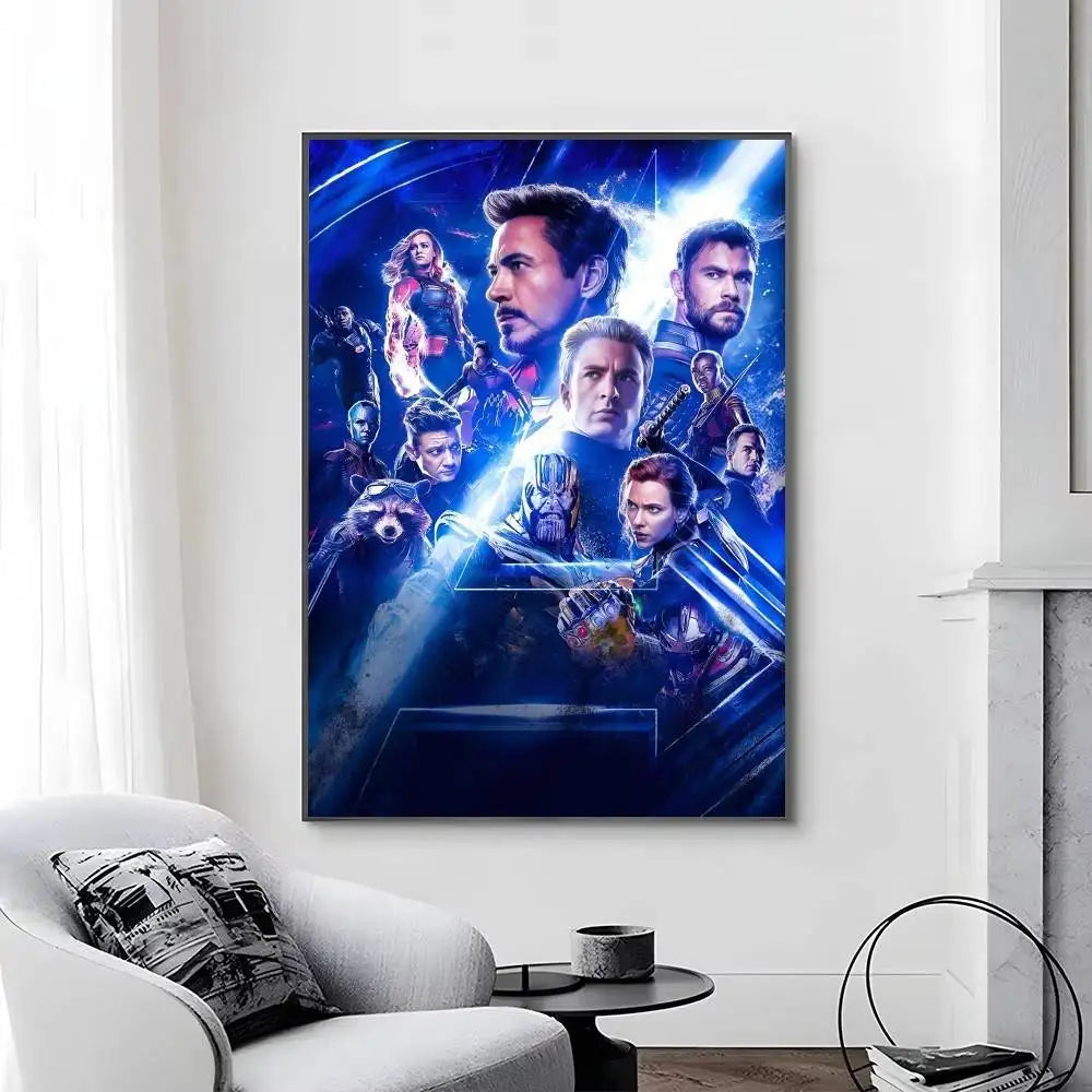 Avengers Infinity War-poszter – Éjkék csapatdizájn