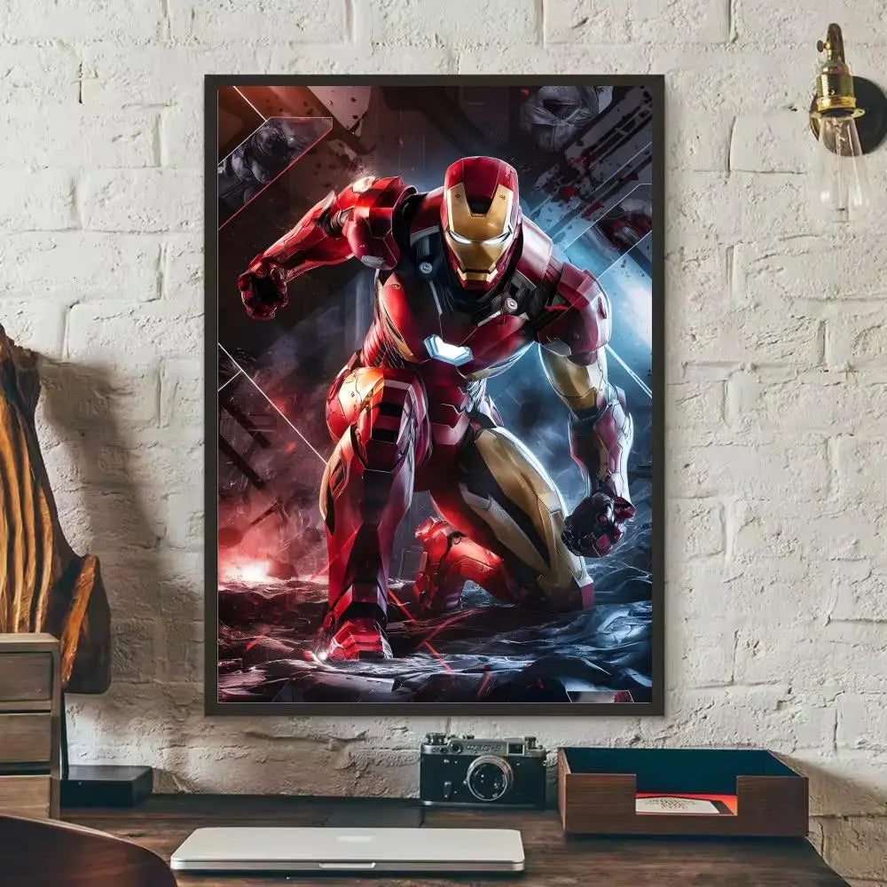 Klistermärke Iron Man – Ut ur elden