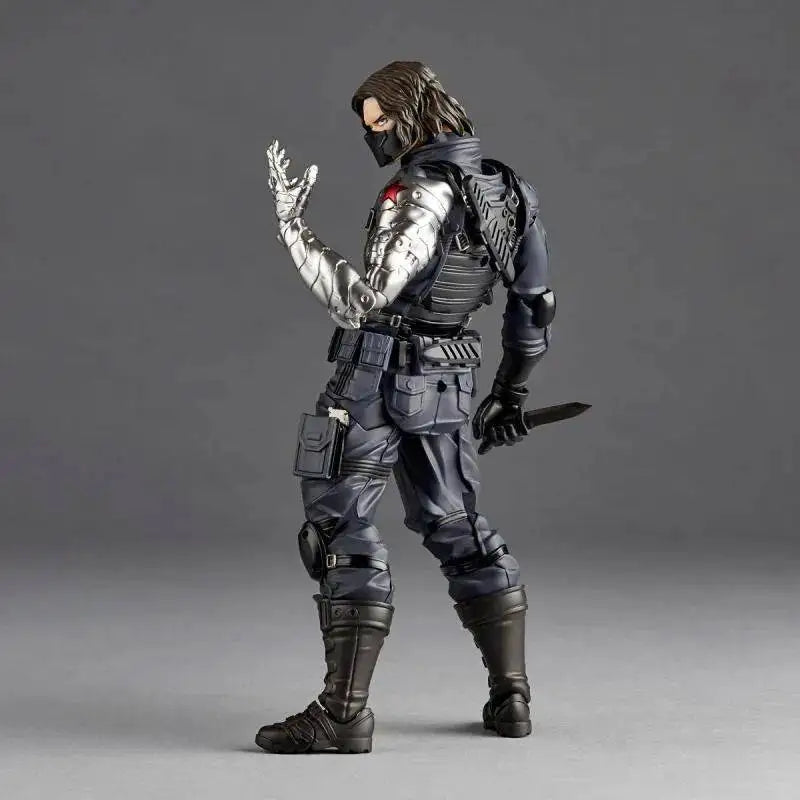 Winter Soldier Figure - Bionic Arm, Articulated Combat Pose